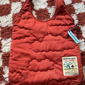 Coach brand Coachtopia cloud quilt tote